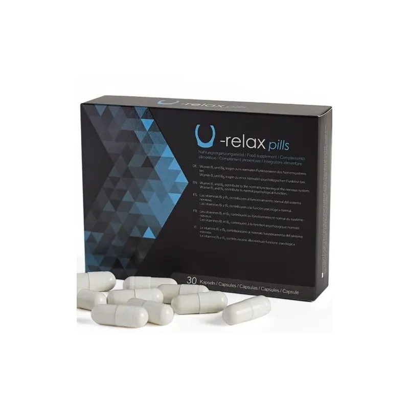 500 COSMETICS U-RELAX capsule verdi antistress rilassamento 30 capsule vegetali calmanti