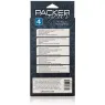 Packer realista CALEXOTICS color piel 12,75 cm con pliegues cutáneos y escroto texturizado en TPR