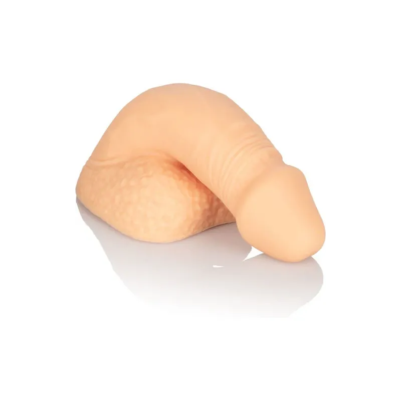 Weicher realistischer Silikon-Penispacker in Hautfarbe 12.75 cm, Calexotics, Harness-Basis