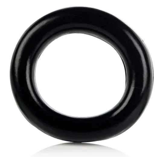 Ensemble de trois anneaux péniens en silicone souple Calexotics, diamètres 8cm, 7cm et 6cm.