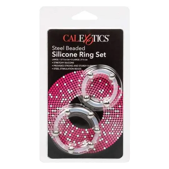 Lote de 2 anillos penianos silicona negro perlas acero CALEXOTICS anillos estimulación tallas L y XL" }, "10032": { "fr": "Annea