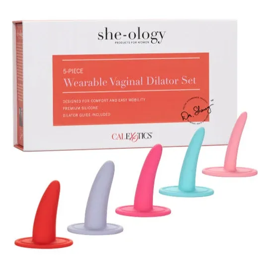 Ensemble de 5 dilatateurs vaginaux progressifs CALEXOTICS en silicone