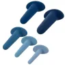 Set d'entraînement anal progressif Calexotics 5 pièces en silicone lisse, tailles croissantes pour découverte anale progressive.