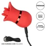 Calexotics French Kiss Suck & Play vibrator and suction stimulator in soft silicone, rechargeable, dual pleasure with 24 functio
