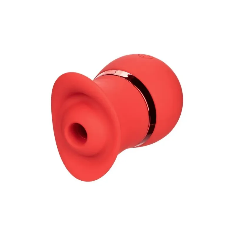 Vibratore e stimolatore a suzione Calexotics French Kiss Suck & Play in silicone morbido, ricaricabile, 24 funzioni per doppio p