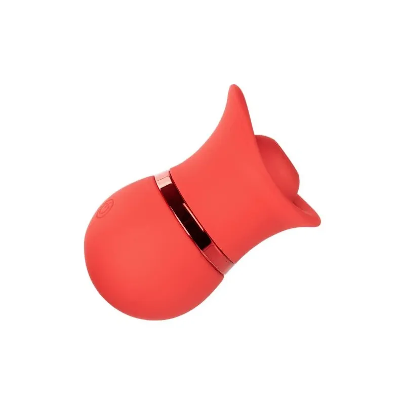 Calexotics French Kiss Suck & Play Vibrator und Saugstimulator aus weichem Silikon, wiederaufladbar, 24 Funktionen für doppelte 