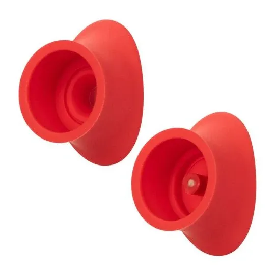 Vibreur et stimulateur à succion Calexotics French Kiss Suck & Play en silicone rose, rechargeable USB, 24 fonctions de plaisir.