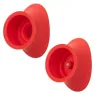 Calexotics French Kiss Suck & Play vibrator and suction stimulator in soft silicone, rechargeable, dual pleasure with 24 functio