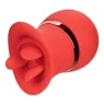 Calexotics French Kiss Suck & Play vibrator and suction stimulator in soft silicone, rechargeable, dual pleasure with 24 functio