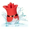 Calexotics French Kiss Suck & Play vibrator and suction stimulator in soft silicone, rechargeable, dual pleasure with 24 functio