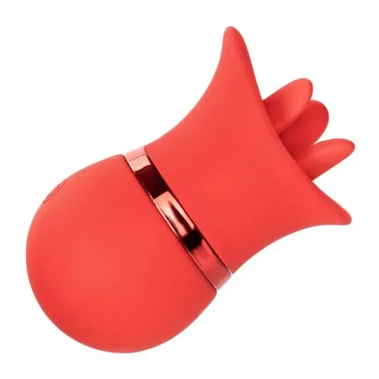 Calexotics French Kiss Suck & Play vibrator and suction stimulator in soft silicone, rechargeable, dual pleasure with 24 functio