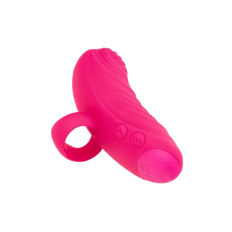 Calexotics Envy tragbarer Vibrationsmassager mit Kugel in Pink – Gesamtansicht