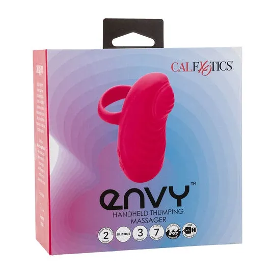 Calexotics Envy tragbarer Vibrationsmassager mit Kugel in Pink – Gesamtansicht