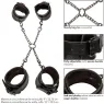 Adjustable hogtie restraint CalExotics with velvet lining and vegan leather