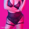 Harnais de cuisse multichaînes premium grande taille CALEXOTICS, cuir végétalien noir, boucles réglables", "en": "CALEXOTICS pre