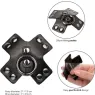 Cache-tétons adhésifs noirs CalExotics Euphoria avec joints toriques et rivets métalliques, réutilisables.