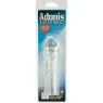 Extension pénienne Calexotics transparente 5 cm en silicone souple avec texture nervurée