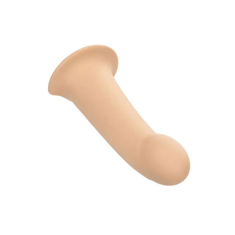 CalExotics 5cm silicone penis extension with flesh-color harness – intimate wear for added length and comfort