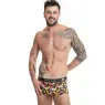 Men's banana print boxer ANAIS MEN in soft lycra, yellow color, sporty cut