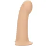 Extensión de pene de silicona 5 cm CalExotics con arnés color piel clara – alargador íntimo para mayor placer