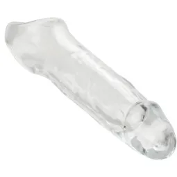 CalExotics Performance Maxx Clear 5.5 transparente Penisverlängerung, Übersichtsbild, verlängert und verdickt diskret.