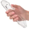 Transparenter Penisverlängerer CalExotics Performance Maxx Clear 6,5 Zoll aus weichem Silikon mit realistischem Kopf und Hodenri
