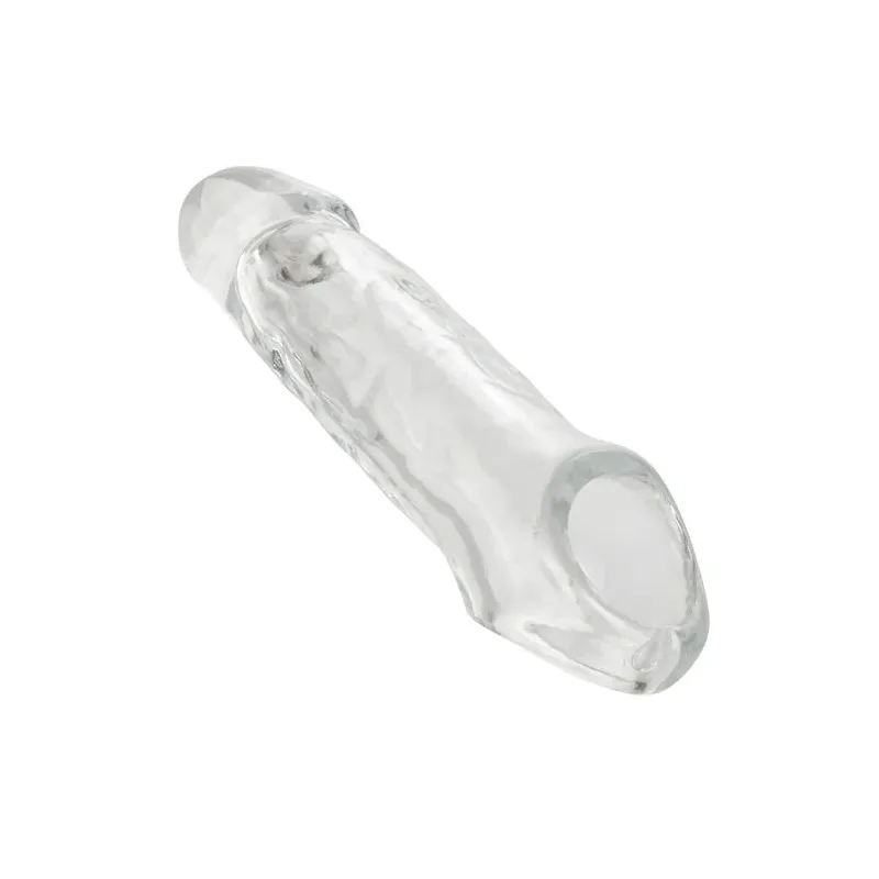 CalExotics Performance Maxx Clear durchsichtige Penisextension, hohl mit ultraweichem Kopf 5 cm.