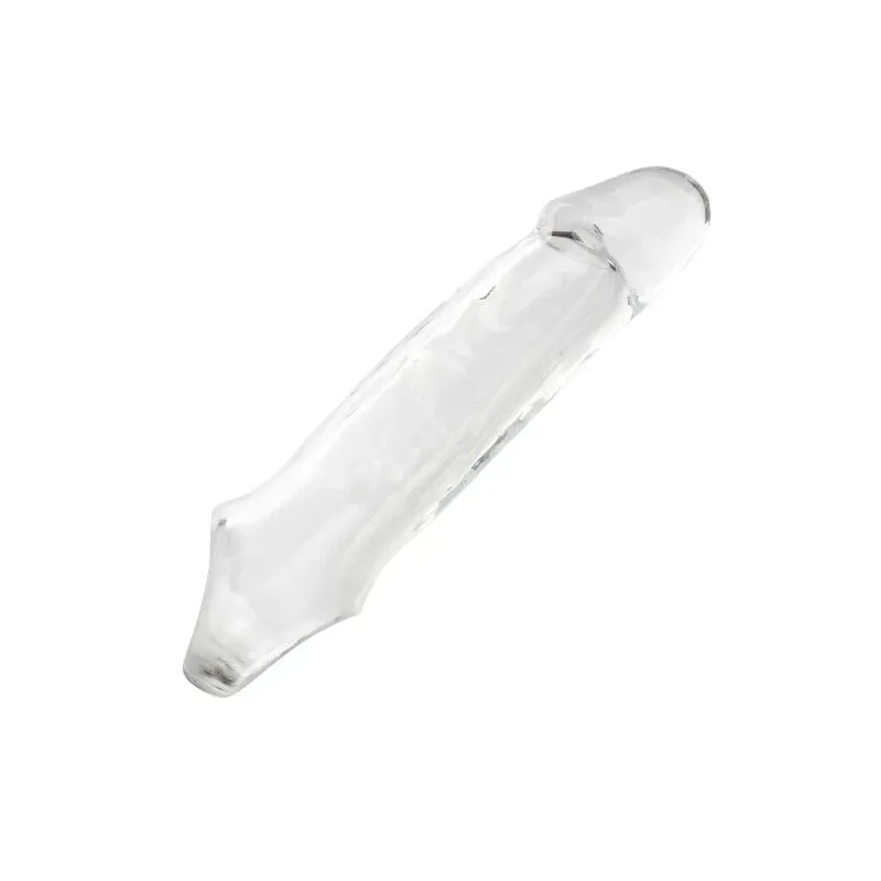 CalExotics Performance Maxx Clear durchsichtige Penisextension, hohl mit ultraweichem Kopf 5 cm.