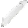 CalExotics Performance Maxx Clear durchsichtige Penisextension, hohl mit ultraweichem Kopf 5 cm.