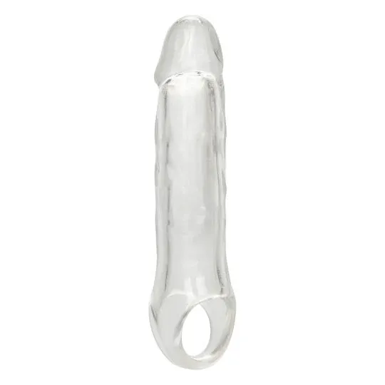 CalExotics Performance Maxx Clear durchsichtige Penisextension, hohl mit ultraweichem Kopf 5 cm.