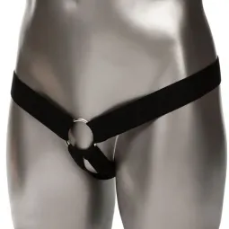 Extension pénienne réaliste CalExotics Performance Maxx avec harnais peau claire, silicone liquide ajoute 5cm.