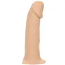 Extension pénienne réaliste CalExotics Performance Maxx avec harnais peau claire, silicone liquide ajoute 5cm.