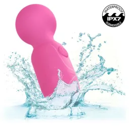 Wiederaufladbarer Massager Calexotics rosa, 10 Vibrationen, weiches Silikon, ergonomisches Design für sinnliches Wohlbefinden.