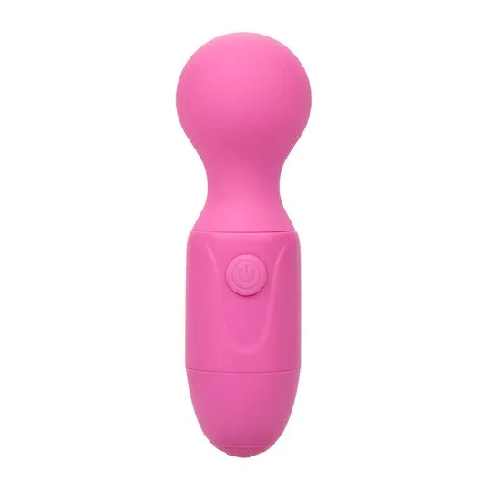 Wiederaufladbarer Massager Calexotics rosa, 10 Vibrationen, weiches Silikon, ergonomisches Design für sinnliches Wohlbefinden.