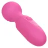 Masajeador recargable Calexotics rosa, 10 vibraciones, silicona suave, diseño ergonómico para bienestar sensorial.