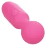Rechargeable massager Calexotics pink, 10 vibration modes, soft silicone, ergonomic design for sensory wellness.
