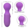 Massageur rechargeable violet CALEXOTICS à cou flexible et 10 modes de vibration pour bien-être.