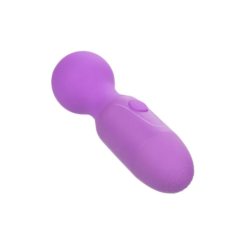 Massageur rechargeable violet CALEXOTICS à cou flexible et 10 modes de vibration pour bien-être.