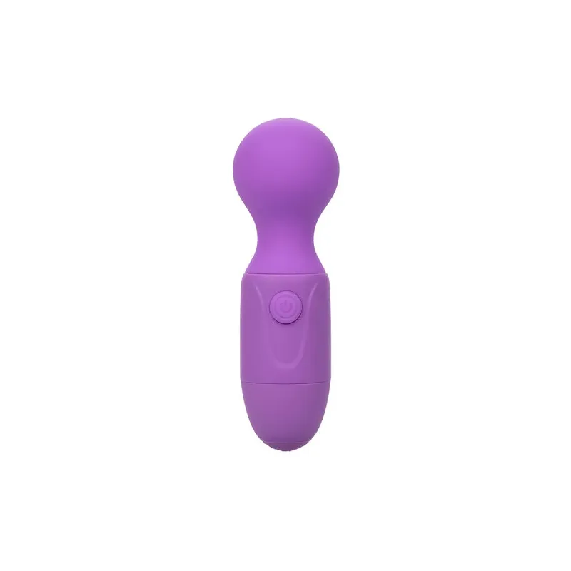 Massageur rechargeable violet CALEXOTICS à cou flexible et 10 modes de vibration pour bien-être.