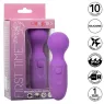 Massageur rechargeable violet CALEXOTICS à cou flexible et 10 modes de vibration pour bien-être.