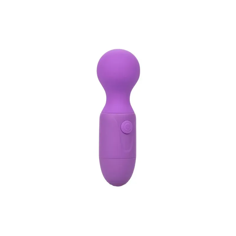Massageur rechargeable violet CALEXOTICS à cou flexible et 10 modes de vibration pour bien-être.