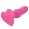 Vibrierender Perlen-Analplug von CALEXOTICS First Time in Rosa, 10 Vibrationen, Silikon, wasserdicht.