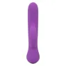 Vibrateur double stimulation rechargeable Calexotics violet avec tige incurvée et stimulateur clitoridien indépendant