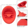 Masseur lingual vibrant CALEXOTICS avec pointe en silicone doux et 12 modes de vibration.