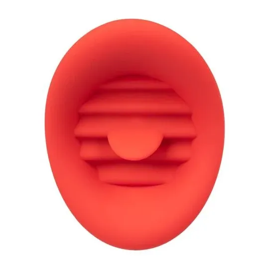 Vibrador de lengua CALEXOTICS con punta de silicona suave y 12 modos de vibración.