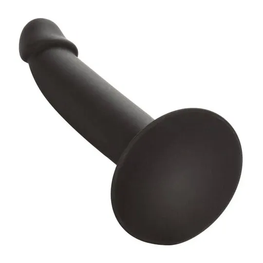 Flexible slim anal probe made of silicone by CalExotics with suction cup for gentle exploration