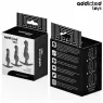 3-teiliges Analplug-Set aus medizinischem Silikon von Addicted Toys - Größen S M L - sicheres Anal Toy