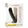 Gode CALEXOTICS Boundless 12 cm en silicone incurvé et strié, compatible harnais et ventouse.