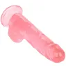 Gode reine taille rose CALEXOTICS avec base ventouse, 20,3 cm insérable, matière TPR réaliste