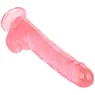 Gode à ventouse CALEXOTICS Size Queen rose 25,5 cm en TPR réaliste, diamètre 5 cm, pour sensations profondes.